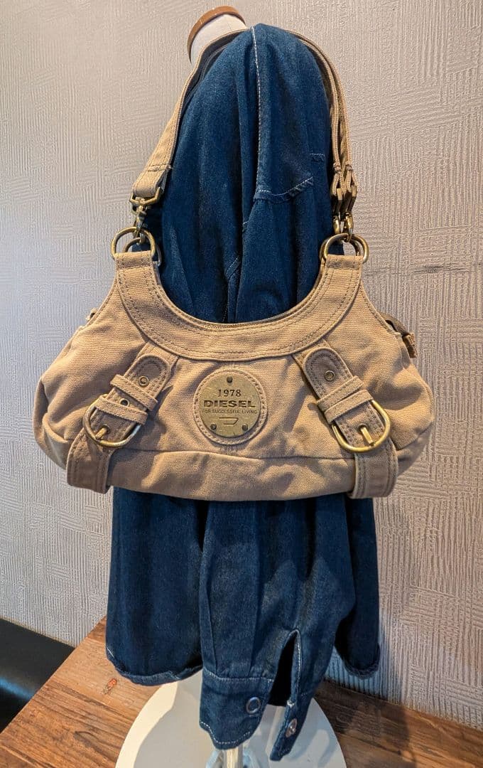 DIESEL Archive shoulder bag Y2K 三日月