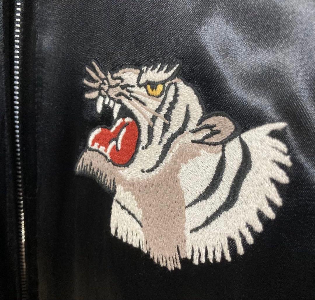 schott スカジャン　上野商会　ショット　タイガー　美品　スーベニア　黒L