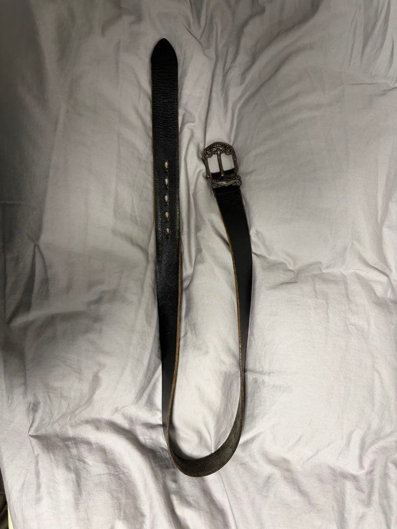 291295 革ベルト シルバー　銀　sv950刻印　バックル