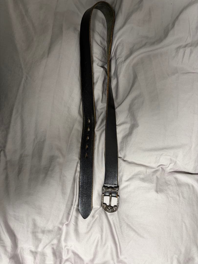 291295 革ベルト シルバー　銀　sv950刻印　バックル