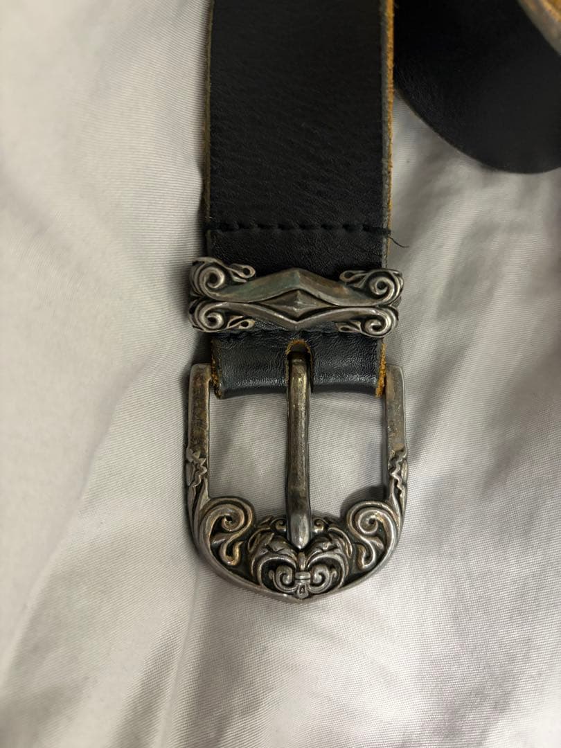 291295 革ベルト シルバー　銀　sv950刻印　バックル