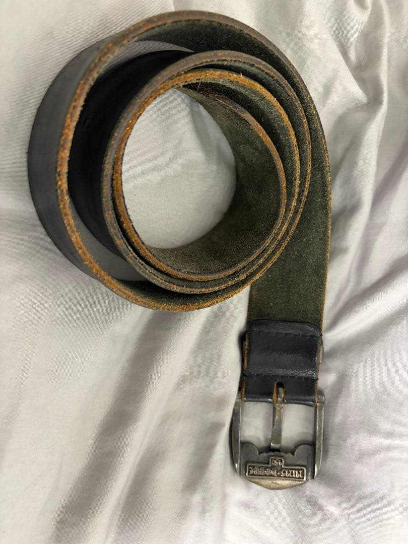 291295 革ベルト シルバー　銀　sv950刻印　バックル