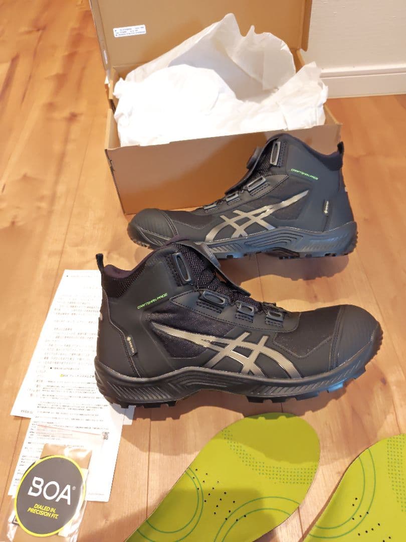 アシックス asics 安全靴 CP604 G-TX BOA ゴアテックス新品