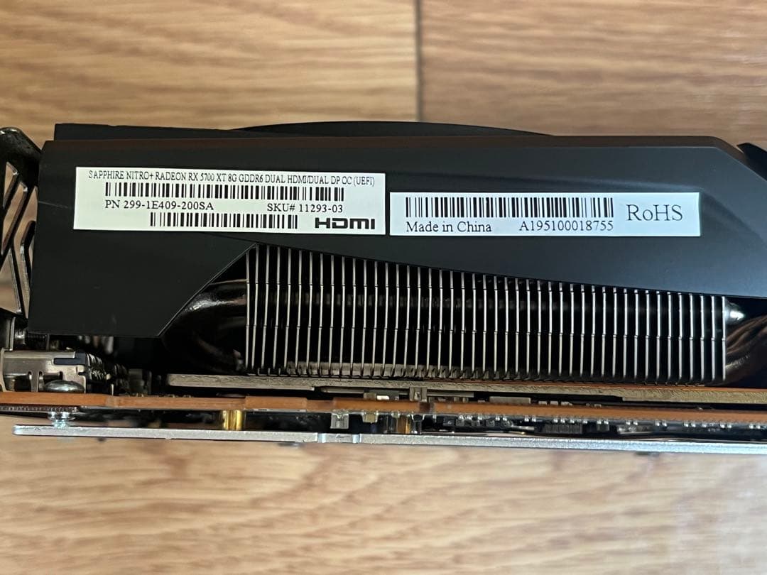 グラフィックボード・グラボ・ビデオカード Sapphire Nitro+ Radeon RX 5700 XT 8GB