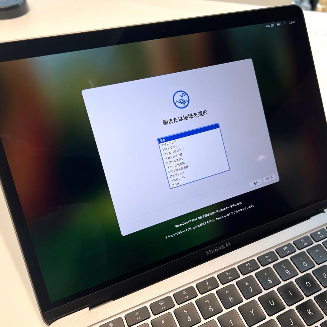 M1 MacBookair スペースグレー 本体 16GB SSD1TB