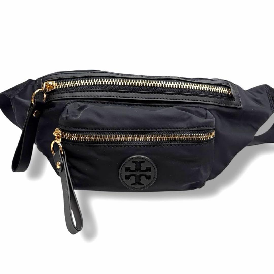 【美品】トリーバーチ ボディバッグ ウエストポーチ ナイロン