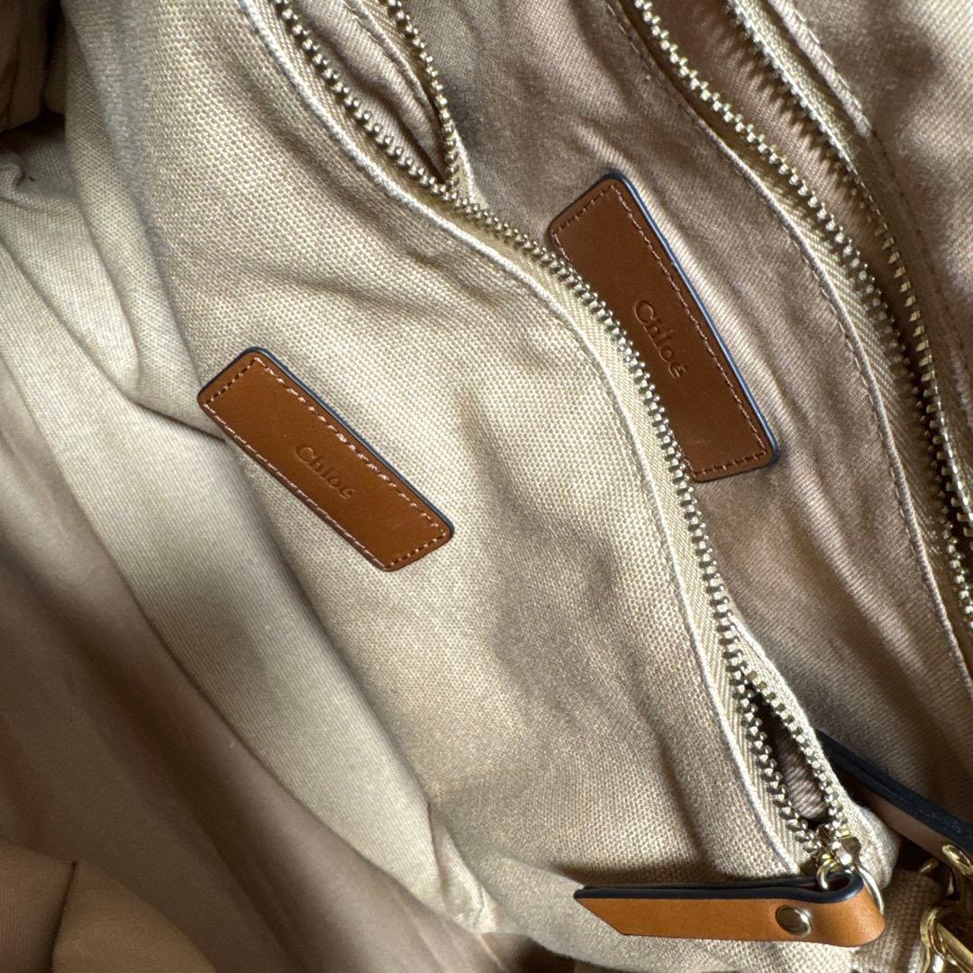 専用！クロエ　Chloé ベージュ マザーズバッグ　クロエの２wayトートバッグ