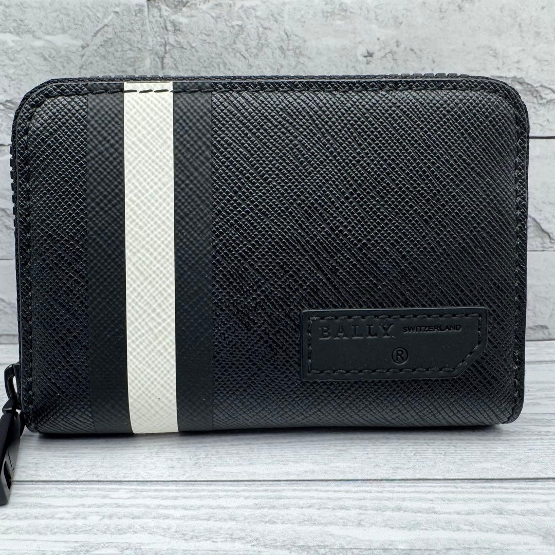 【未使用級】BALLY トレインスポッティング ケース　レザー　ブラック