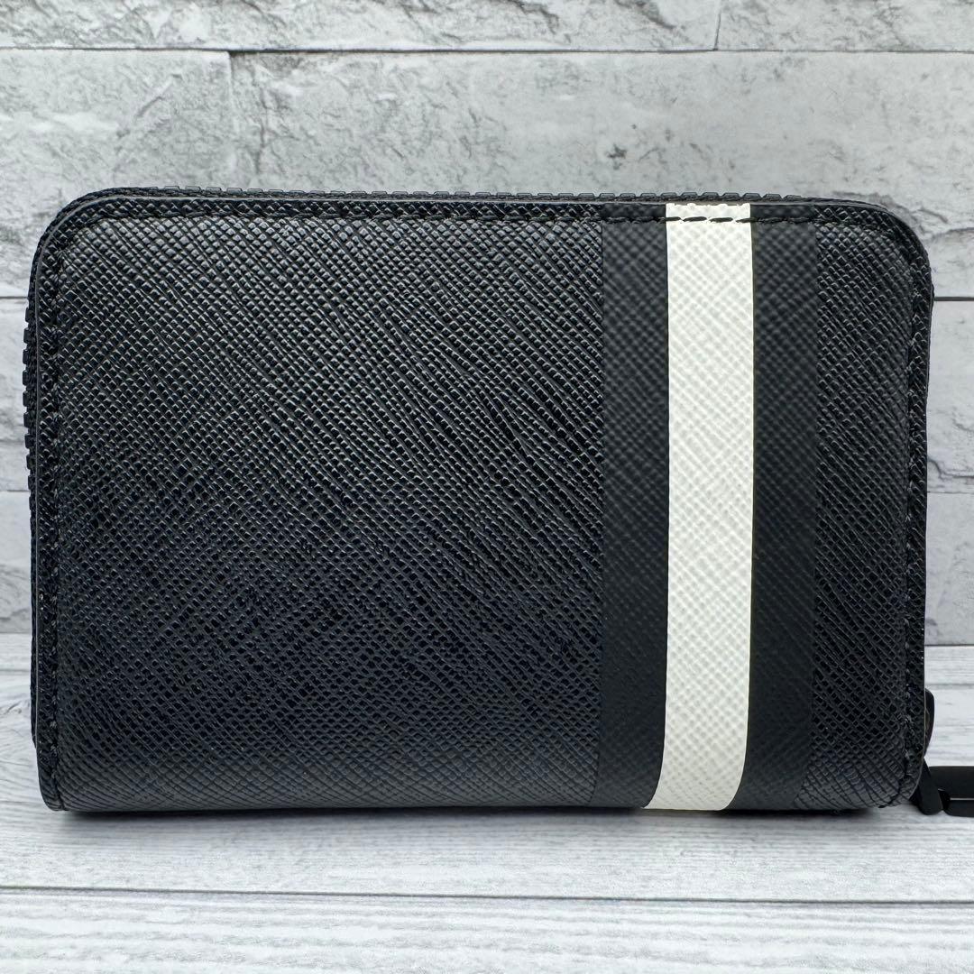 【未使用級】BALLY トレインスポッティング ケース　レザー　ブラック