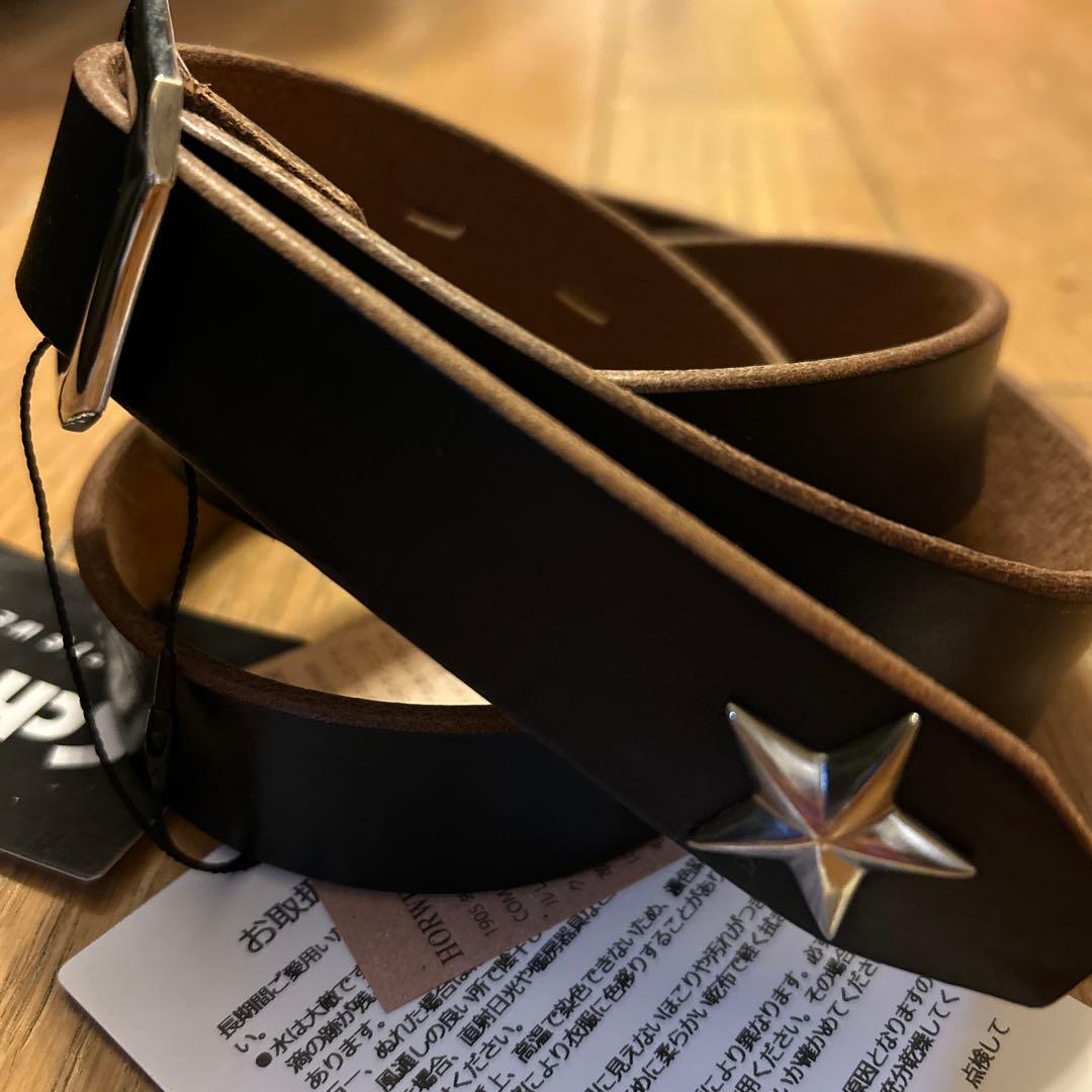 送料無料！新品タグ付　Schottブラックレザーベルト　3129046本革　38