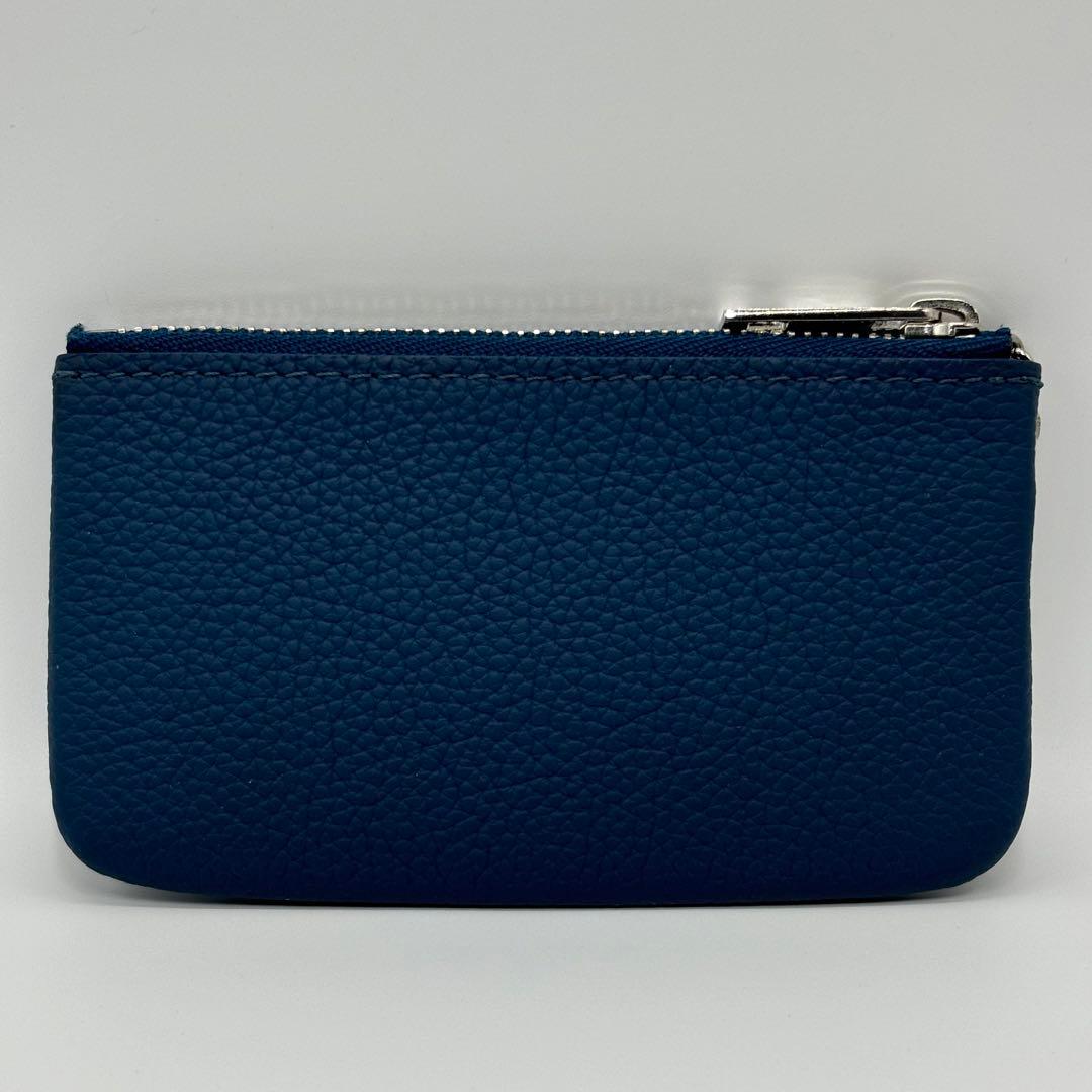 【美品】ルイヴィトン ポシェットクレ アエログラム ケース ブルー 青