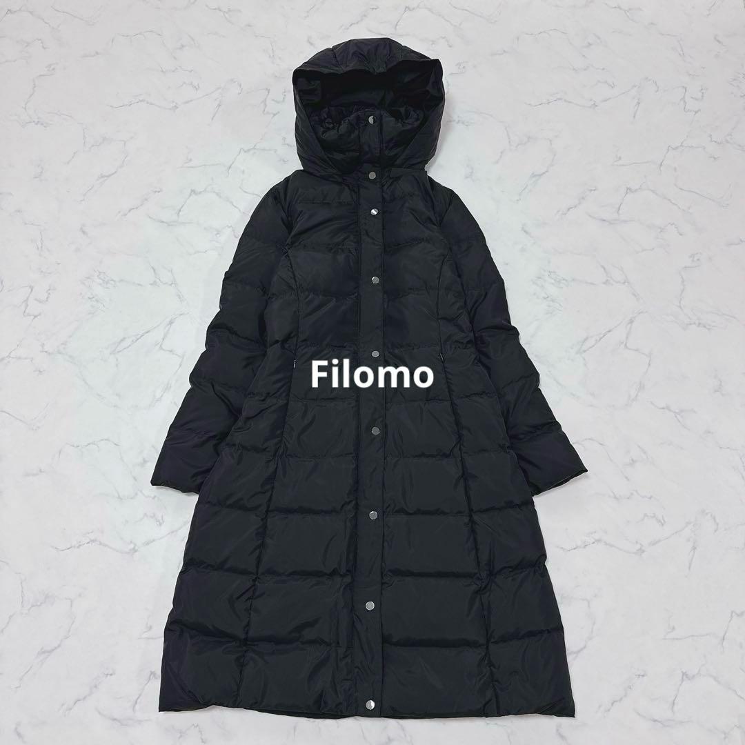Filomo フィローモ　ロングダウンコート　サイズ15 ブラック