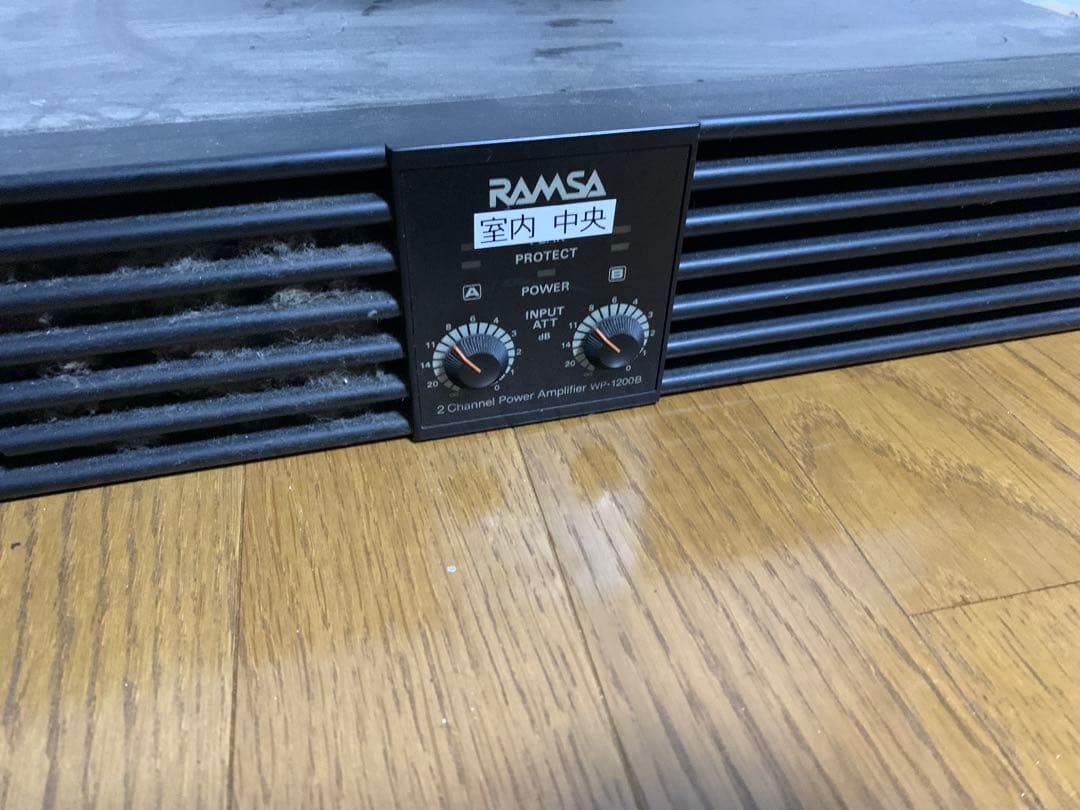 3　動作確認済み　WP-1200B　Panasonic RAMSA　パワーアンプ