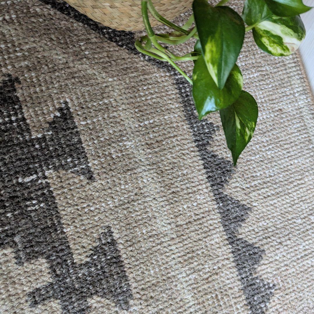 50×100 ベージュトルコヴィンテージラグ　ミニサイズ