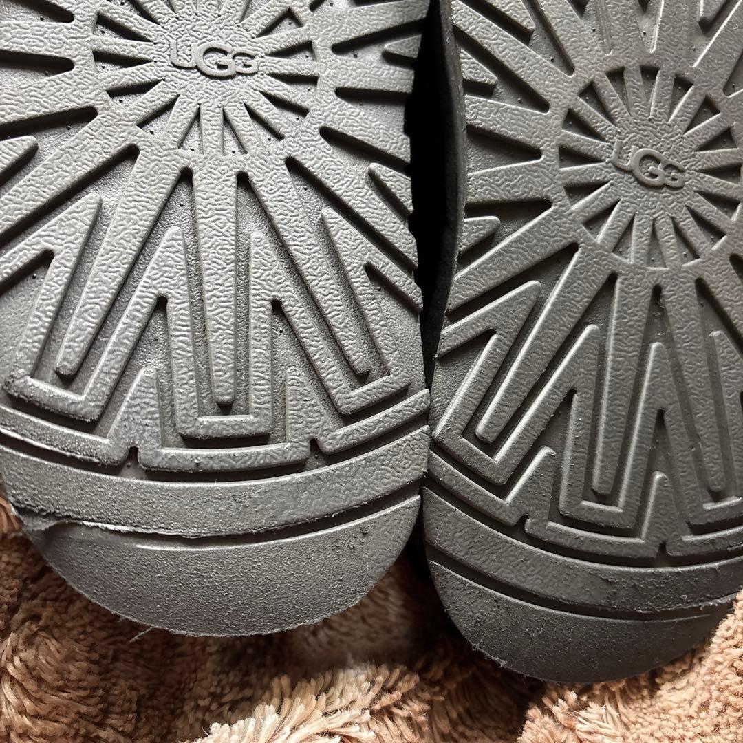 UGG アグ ファーサンダル ディスコ クロス スライド 厚底サンダル 23cm