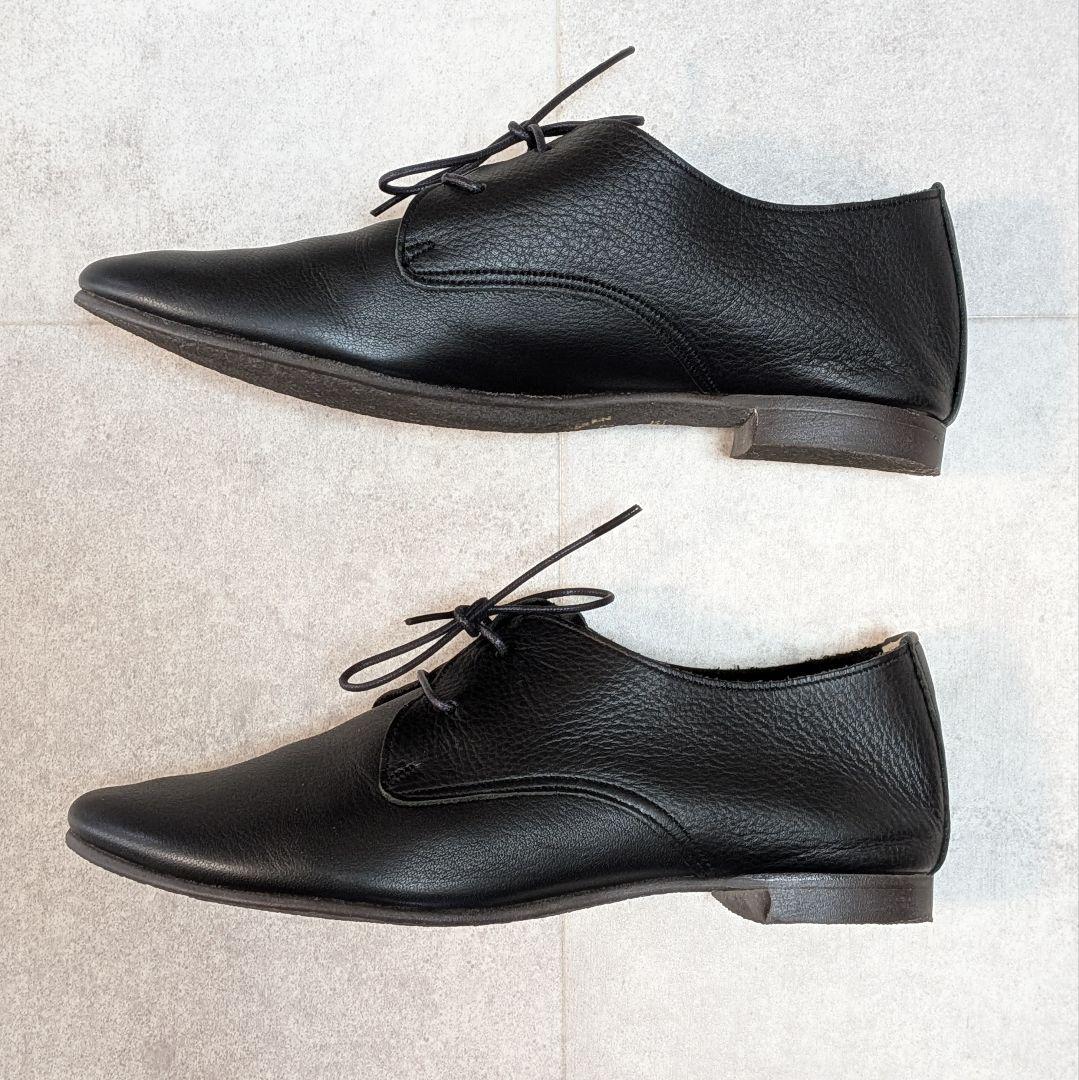 美品✨️ランブルダンス シュリンクレザーレースアップシューズ 23cm 日本製