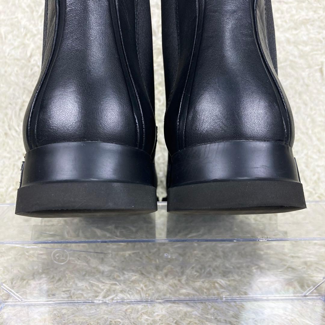 『極美品』カンペール IMAN イマン サイドゴアブーツ　ブラック　レザー　25