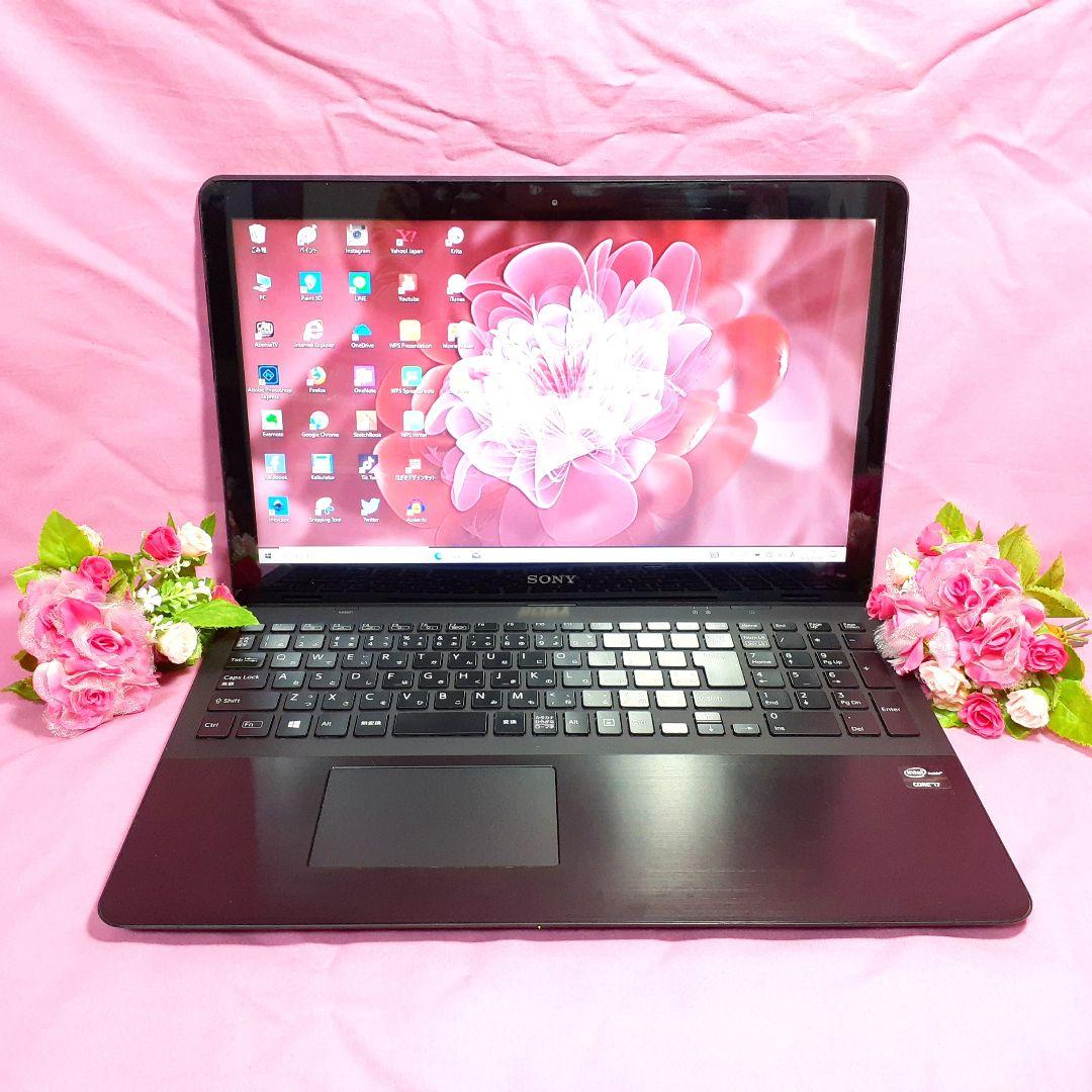 Win11/3世代Core-i7/高速SSD512G/8GB/タッチパネル搭載♪