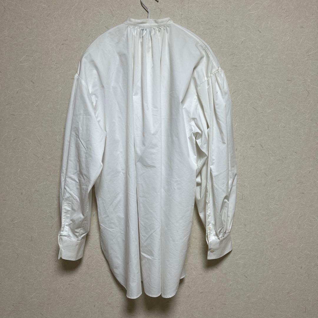 【美品】HYKE ハイク　ギャザーブラウス　ホワイト　サイズ1