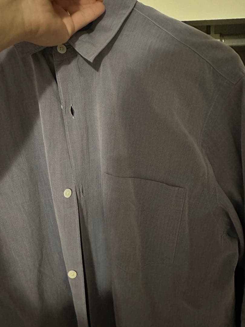 COMOLIシャツ　SAX 3