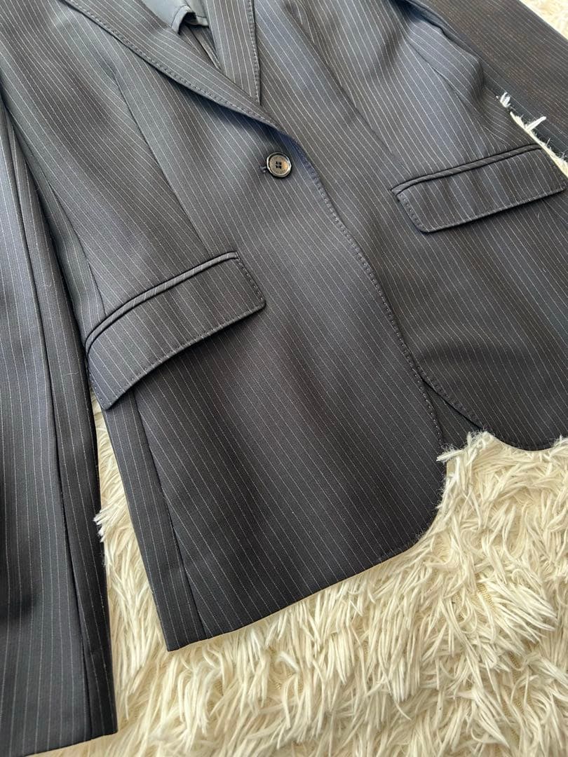 極美品！23区ストライプ パンツスーツ クリーニング済 ヨーロッパインポート生地