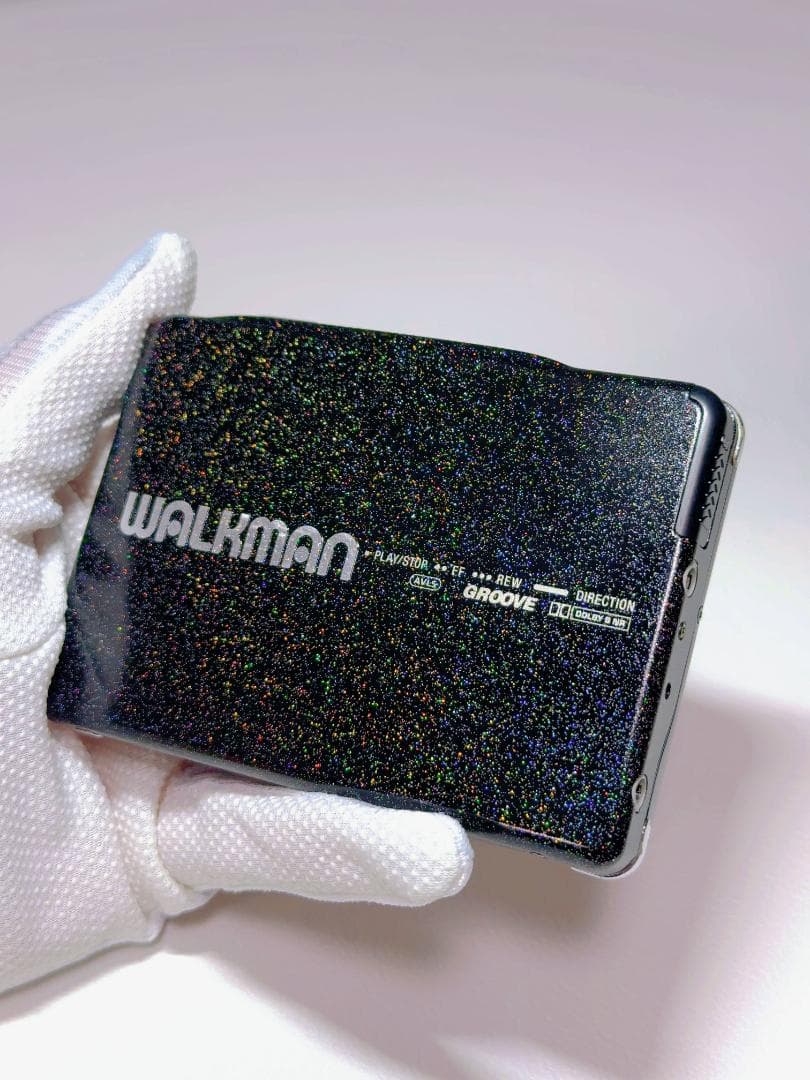 SONY WALKMAN ラメフレーク塗装 カセットウォークマン WM-EX9