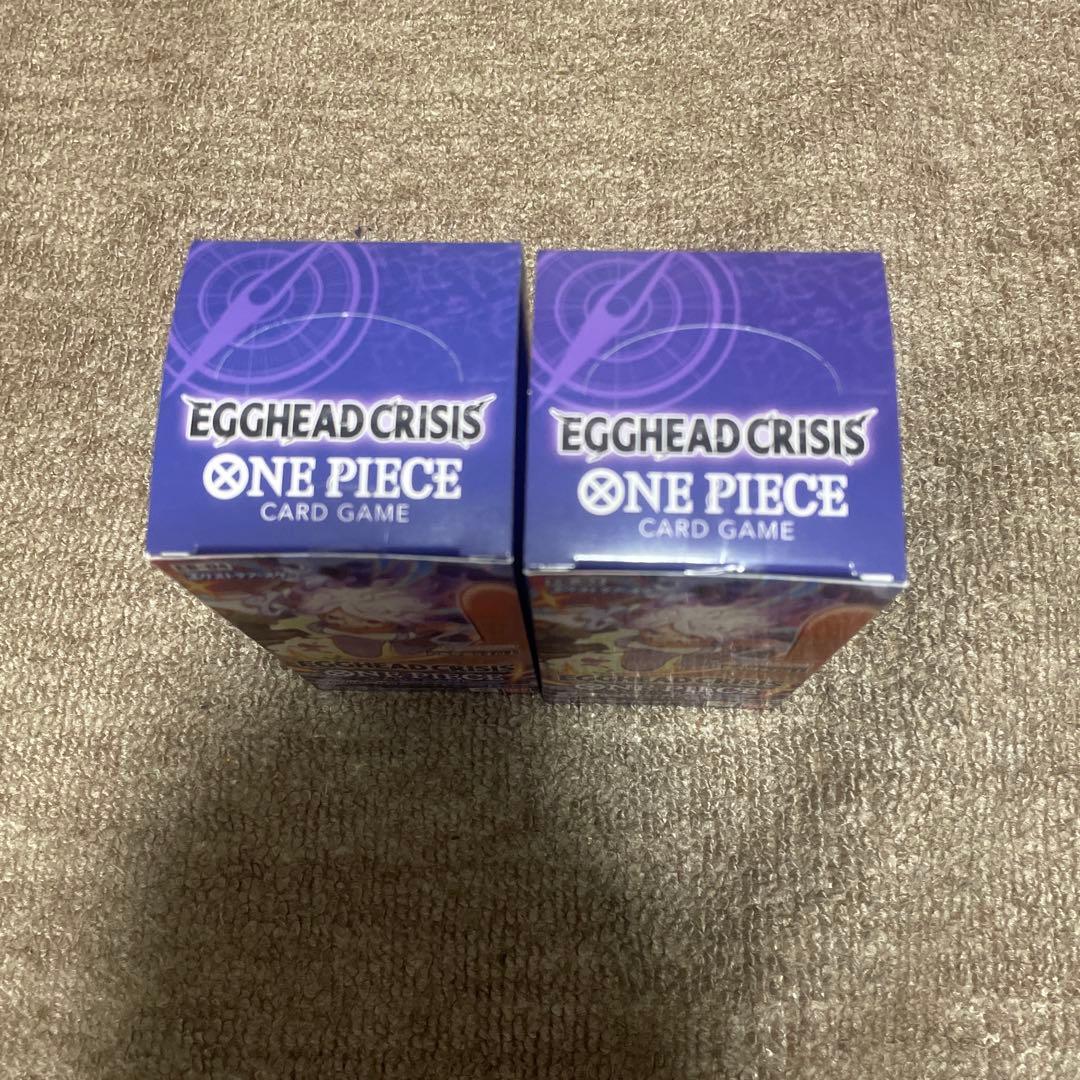 ワンピースカード EGGHEAD CRISIS 2箱 エッグヘッドクライシス 。