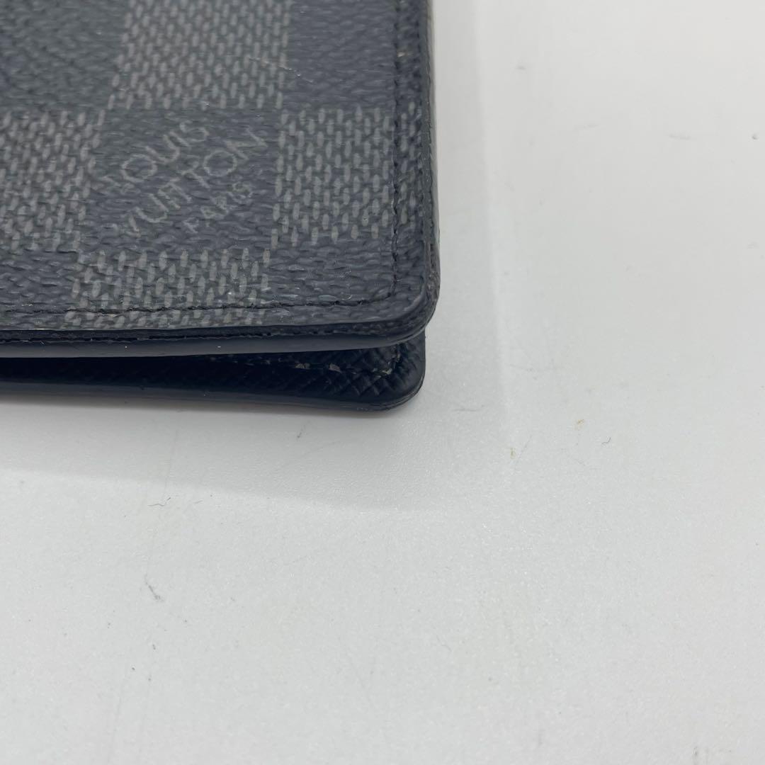 ヴィトン　マネークリップ　ダミエグラファット　メンズ　ブラック