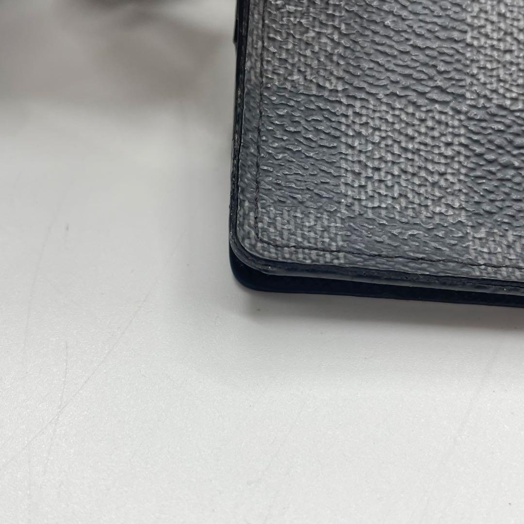 ヴィトン　マネークリップ　ダミエグラファット　メンズ　ブラック