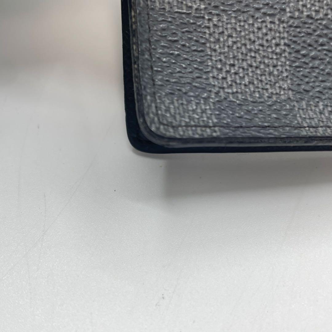 ヴィトン　マネークリップ　ダミエグラファット　メンズ　ブラック