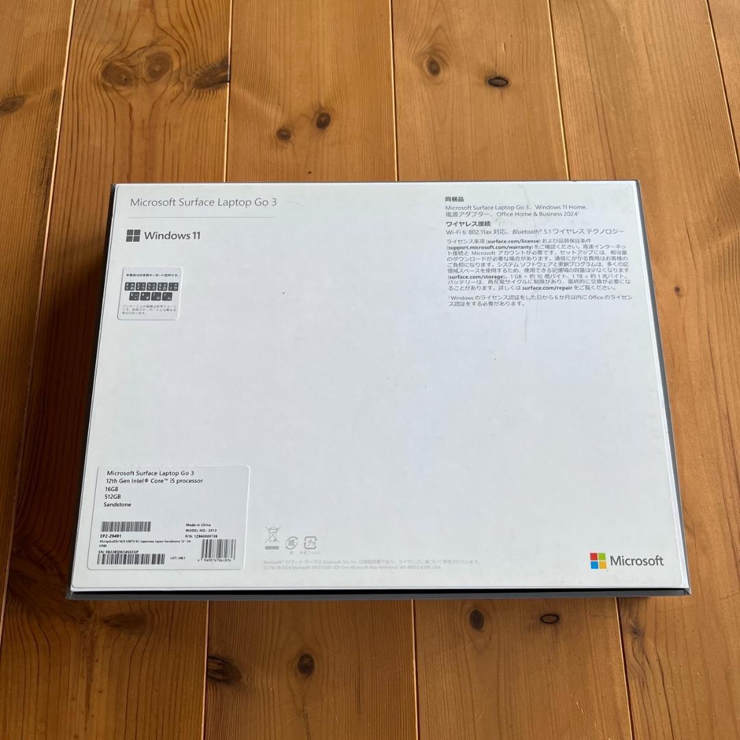 【NU】Surface Laptop Go3　特別モデルEP2-29491