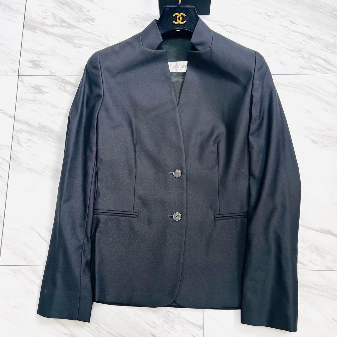 美品 LLサイズ マックスマーラ 白タグ パンツスーツ セットアップ