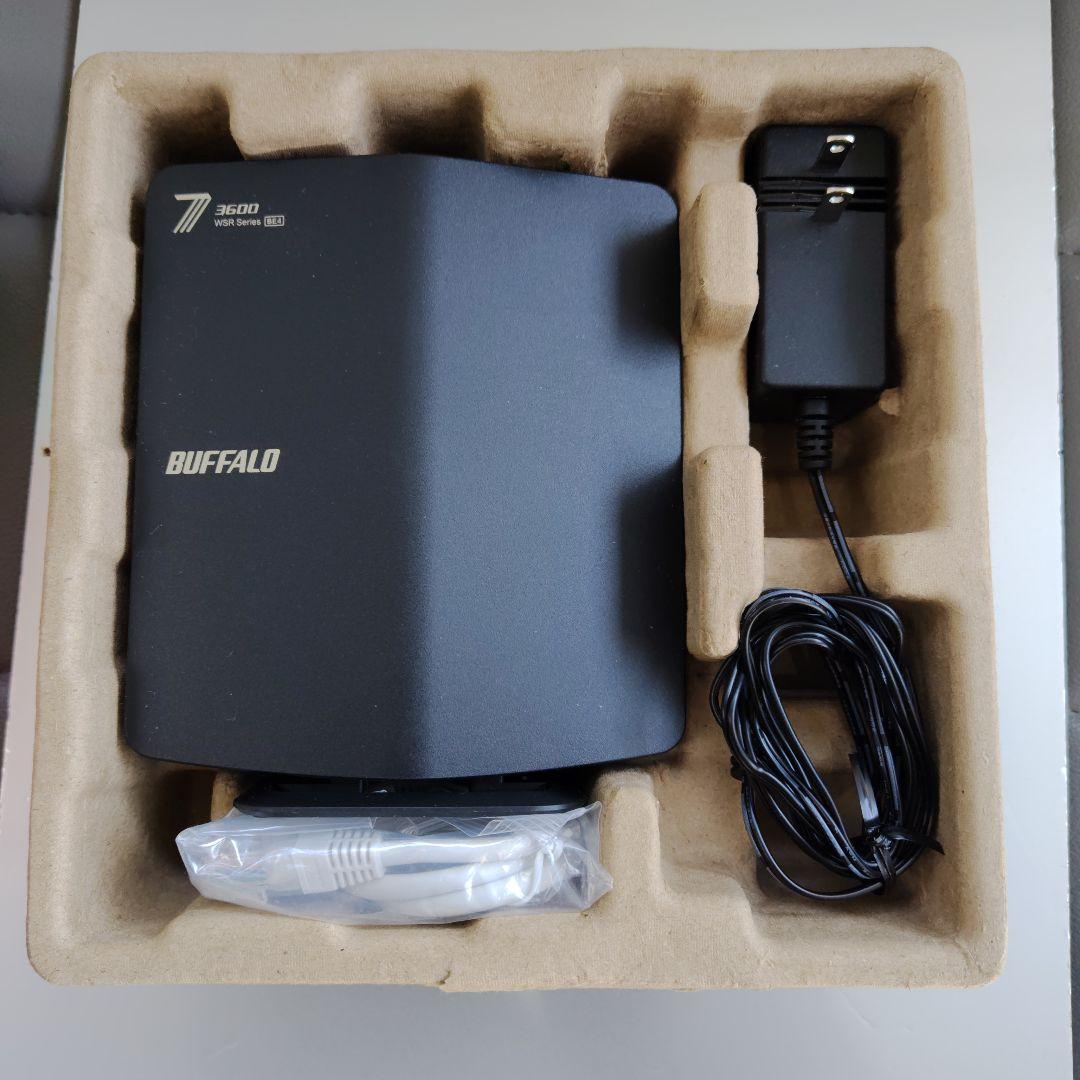 BUFFALO WSR3600BE4P-BK Wi-Fi 7 ルーター