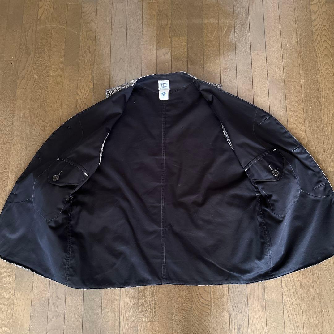 ポストオーバーオールズ　ロイヤルトラベラー　ヘリンボーンツイード　アメリカ製　S