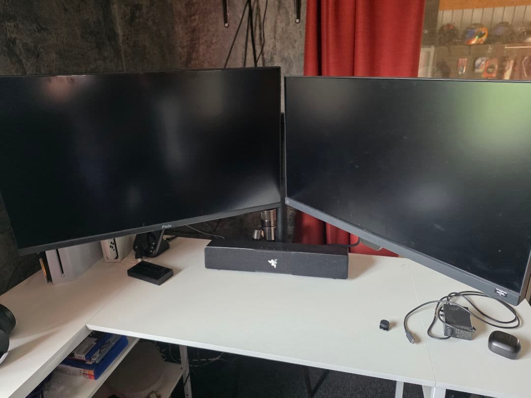 ゲーミングモニター2台セット pixio27インチ＋BenQ EX2510