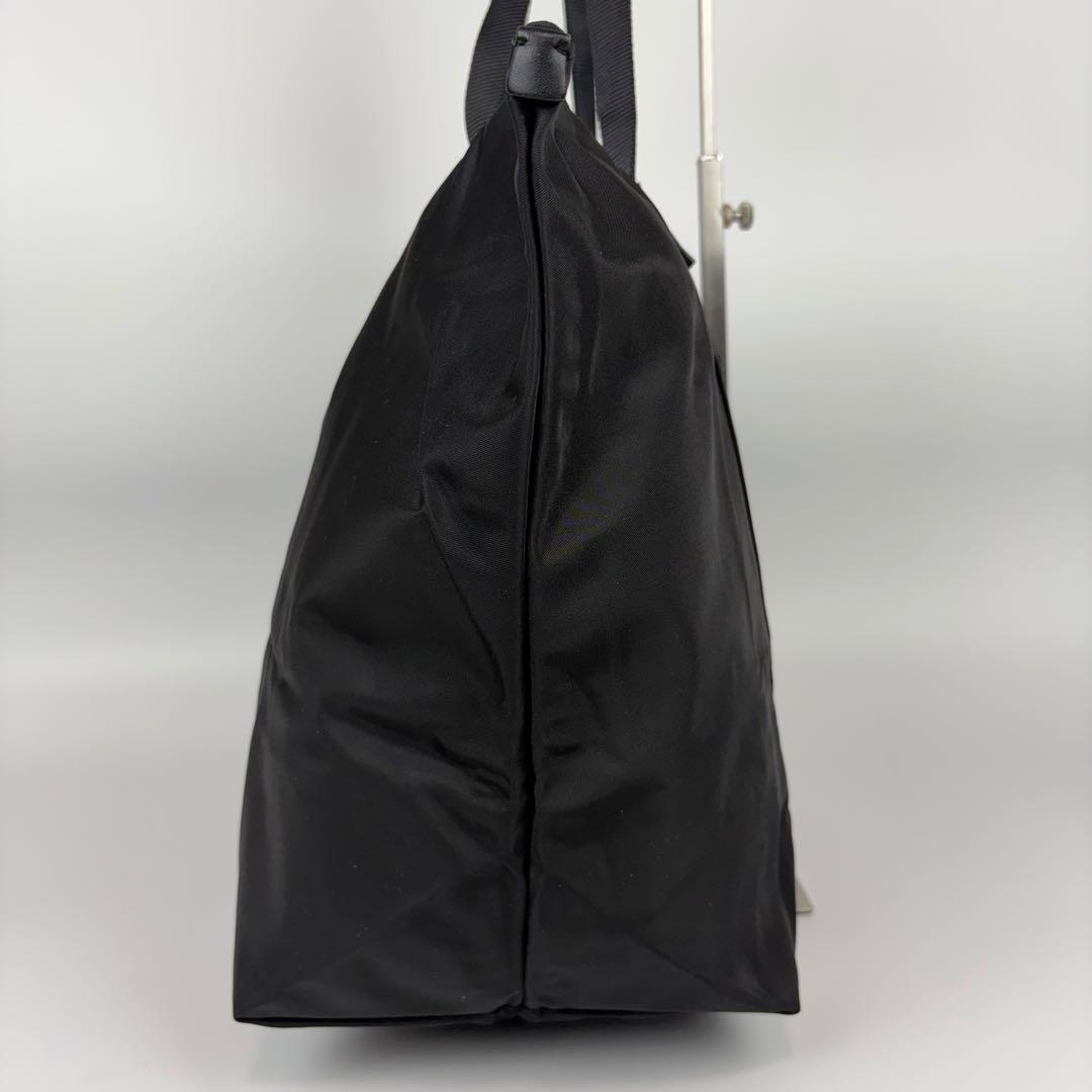 TUMI ジャストインケース トートバッグ ロゴ 肩掛け A4可 ポーチ付 黒