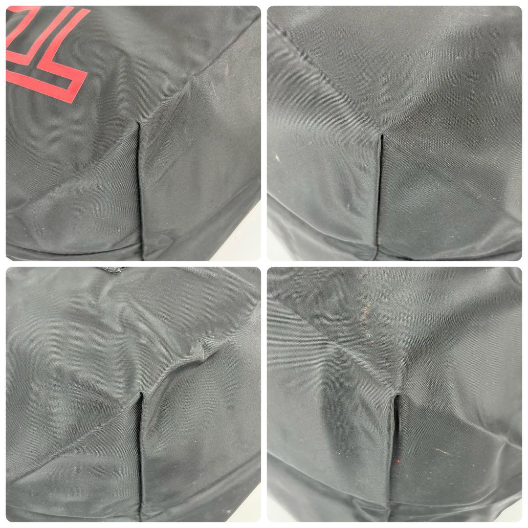 TUMI ジャストインケース トートバッグ ロゴ 肩掛け A4可 ポーチ付 黒