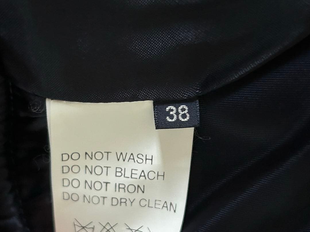 【美品】トゥモローランド MACPHEE 本革 スタジャン ネイビーとブラウン