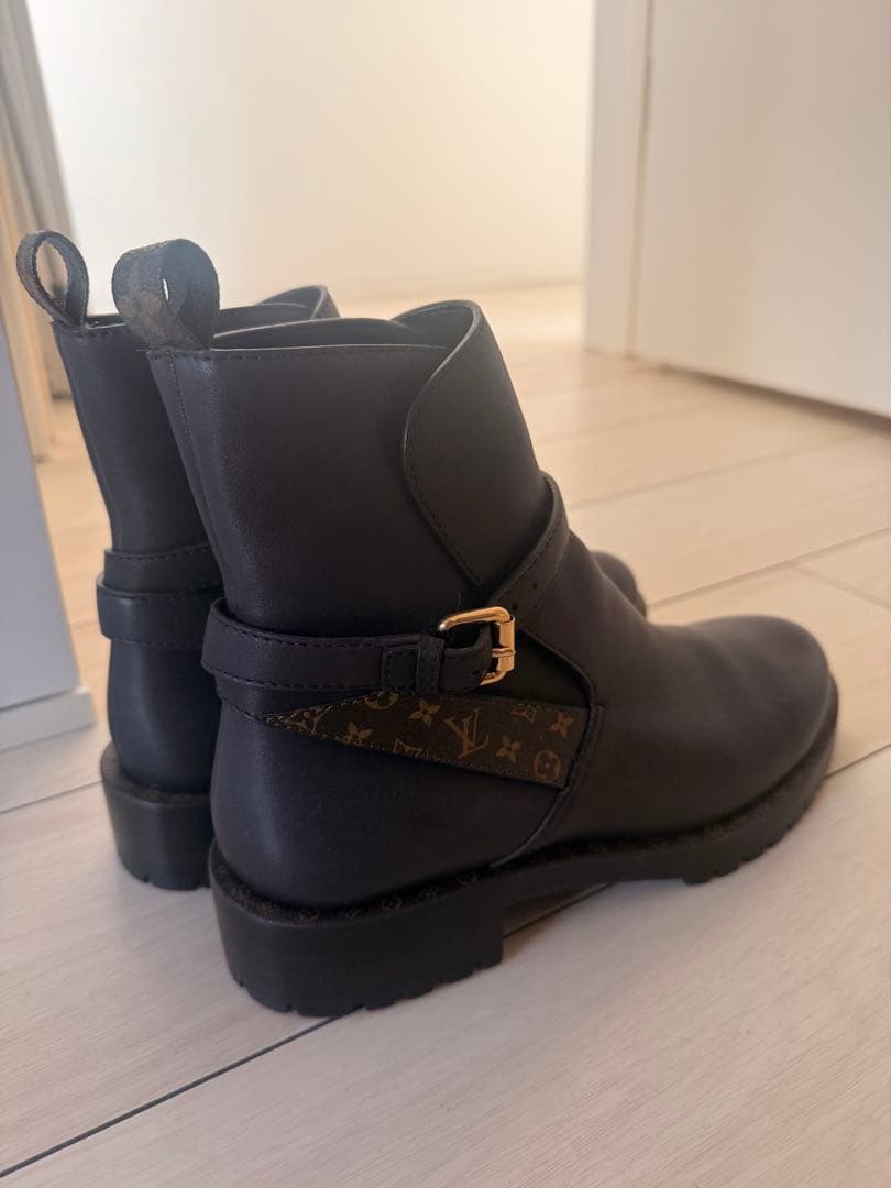 LVルイヴィトンロッキーラインアンクルブーツモノグラム美品
