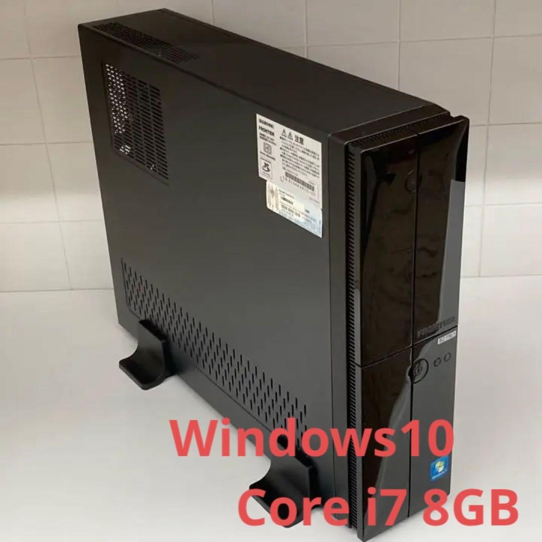 ●スリムデスクトップ●FRONTIER Win10 i7-2700K 8GB
