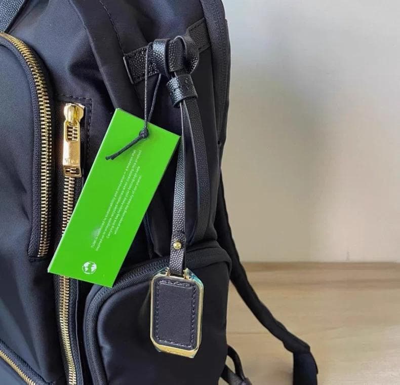 TUMI「セリーナ」バックパックブラック/ゴールド