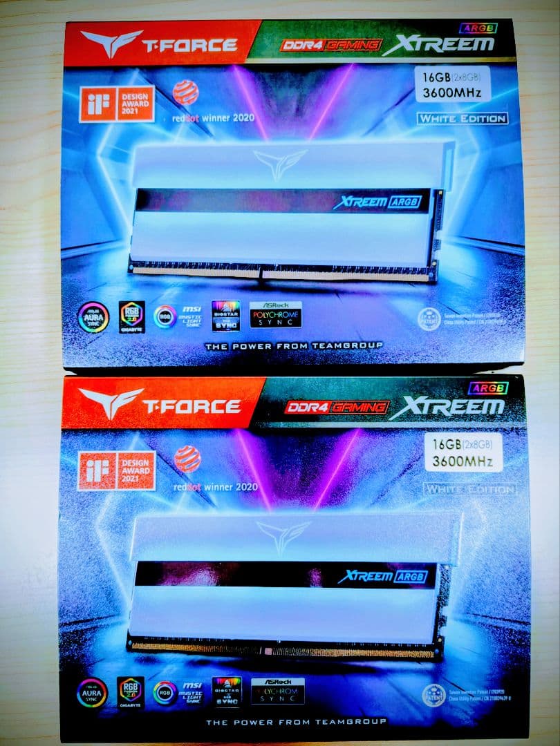 メモリー T-FORCE XTREEM ARGB DDR4 8GBx4(32GB)