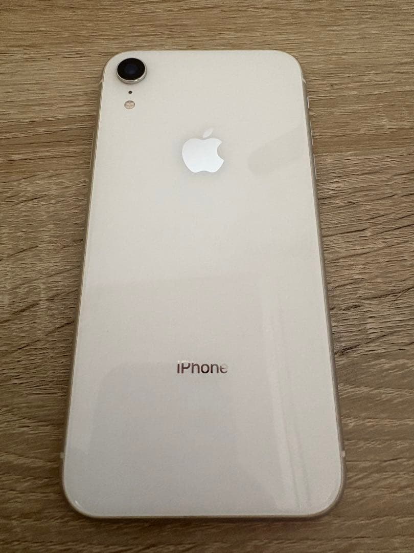 iPhoneXR 64GB ホワイト 未使用フィルム付