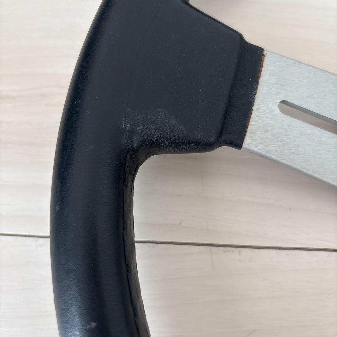 ナルディ　コンペティション　ブラックレザー&シルバースポーク36パイ　正規品中古