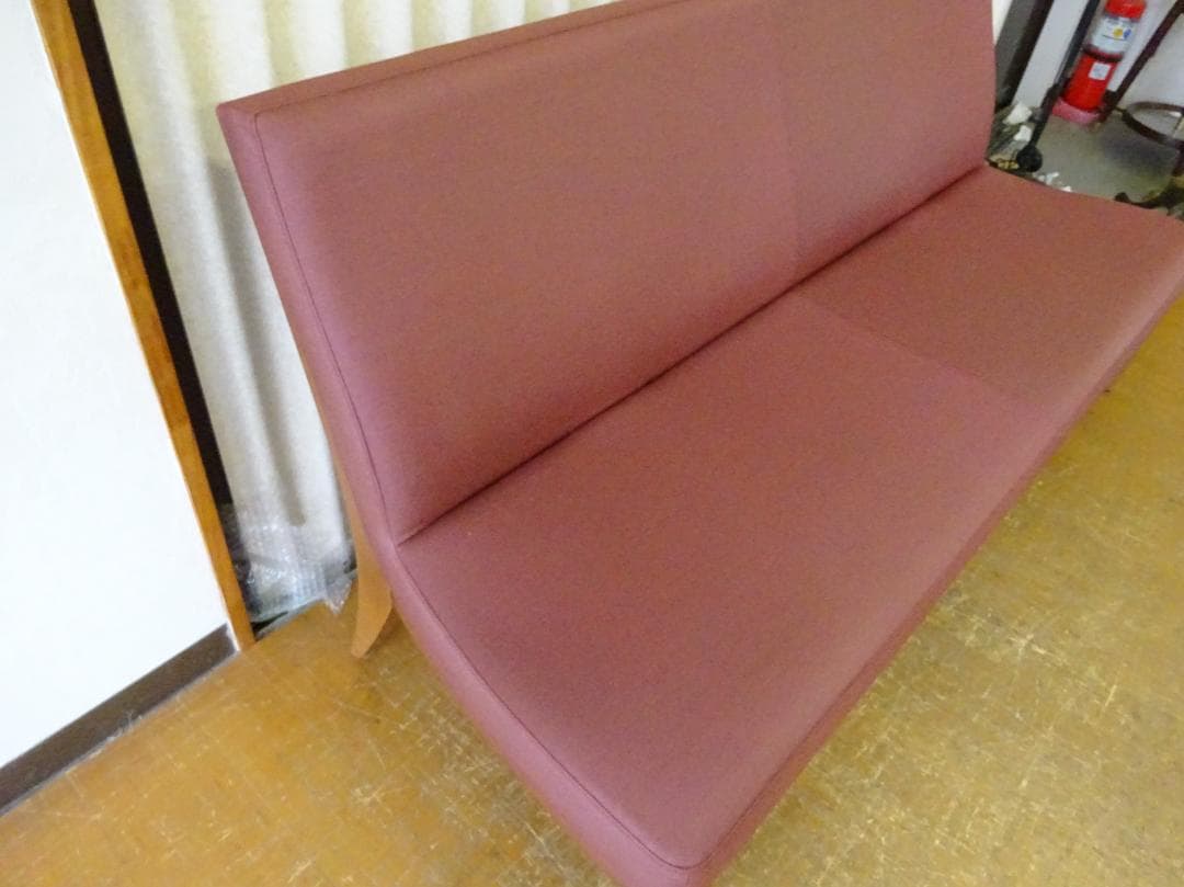 シバ　カリモク　3Pソファ　ダイニングソファ　CT80モデル　美品