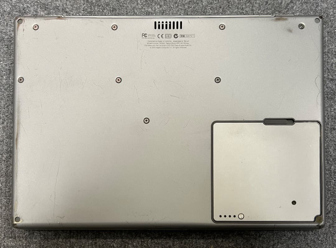 その他ノートPC本体 PowerBook G4 400Mhz M7952J/A Mac OS 9.2