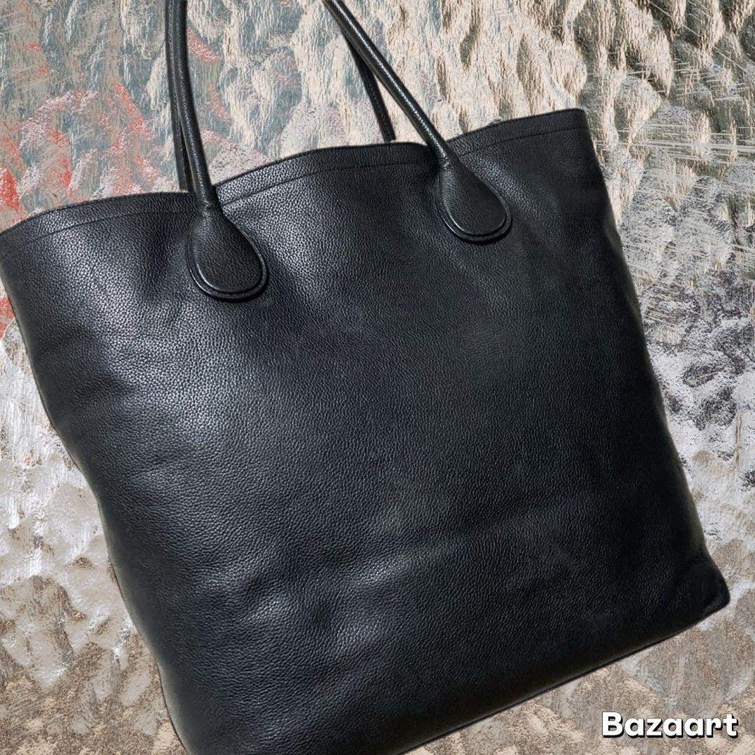 美品 COACH コーチ ムートントート レザートートバッグ ビジネスバッグ 黒