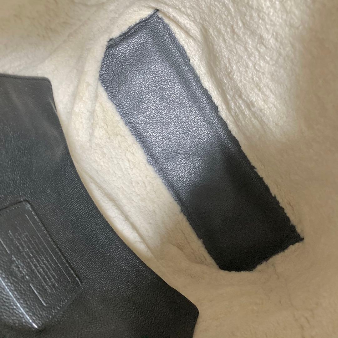 美品 COACH コーチ ムートントート レザートートバッグ ビジネスバッグ 黒