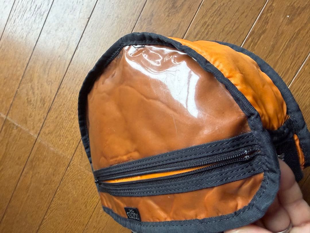 美品 ポーター タンカー ショルダーバッグ ハーフムーン 舟形 オーバル