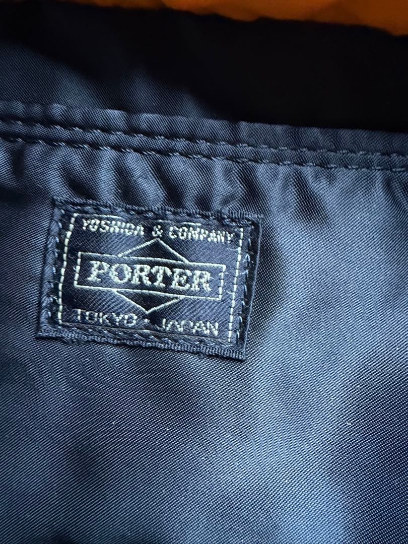 美品 ポーター タンカー ショルダーバッグ ハーフムーン 舟形 オーバル